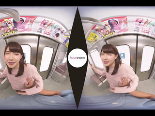 Tram Geek's Lucky Day! Japanese Teen VR Porn