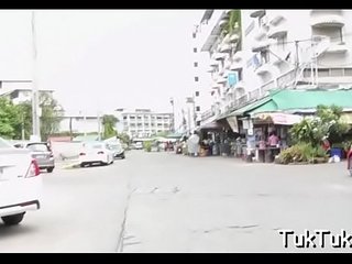 Asian doxy blows a dick and gets anally pleased after